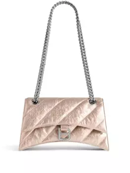 Маленькая сумка на плечо Crush Balenciaga, бежевый
