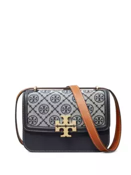Маленькая сумка на плечо Eleanor с монограммой Tory Burch, синий