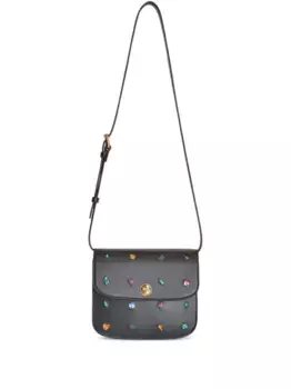 Маленькая сумка на плечо Essential с цветочной вышивкой ETRO, черный