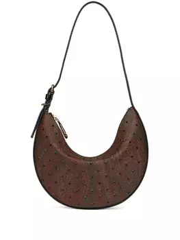 Маленькая сумка на плечо Etro Essential Hobo, коричневый
