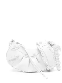 Маленькая сумка на плечо Le Cagole BALENCIAGA, белый