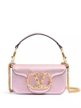Маленькая сумка на плечо Loc Valentino Garavani, розовый