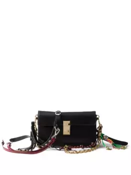 Маленькая сумка на плечо Prada Soft Sound, черный