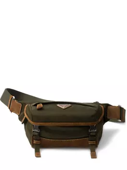 Маленькая сумка на плечо Prada, зеленый