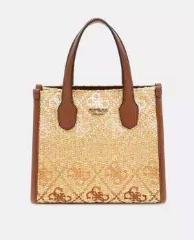 Маленькая сумка на плечо с магнитной застежкой Guess, коричневый