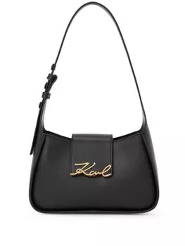 Маленькая сумка на плечо Signature Karl Lagerfeld, черный