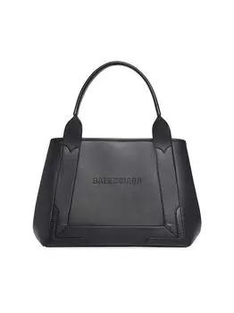 Маленькая сумка Neo Cagole City с тиснением под крокодила и стразами Balenciaga, серый