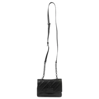 Маленькая сумка Off-White с тиснением Diag Black