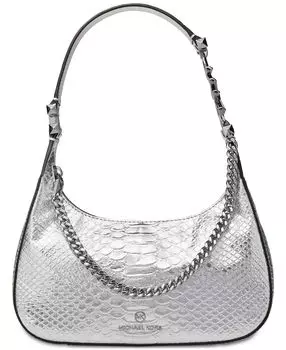 Маленькая сумка пайпер Michael Kors, серебряный