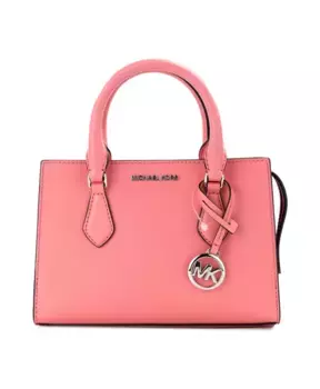 Маленькая сумка портфель из веганской кожи с чайной розой Michael Kors, розовый