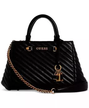 Маленькая сумка-портфель Sela для подружек Guess, черный