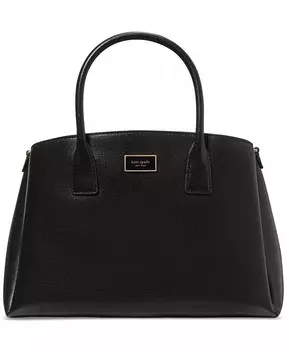 Маленькая сумка-портфель Serena из сафьяновой кожи Kate Spade New York, белый
