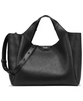 Маленькая сумка-портфель Willa с ручкой сверху Dkny, бежевый