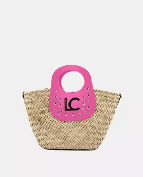 Маленькая сумка с деталями под кожу Lola Casademunt, цвет Rosa