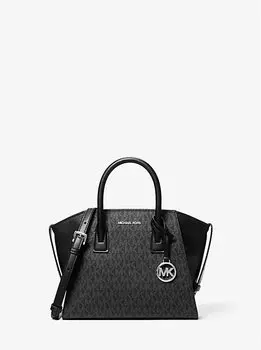 Маленькая сумка с фирменным логотипом Avril Michael Kors, черный