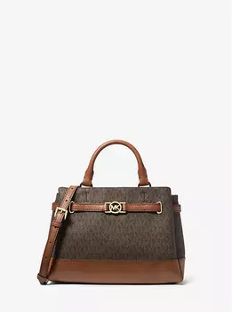 Маленькая сумка с логотипом Reed Michael Kors, коричневый