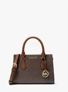 Маленькая сумка с логотипом Sheila Michael Kors, коричневый