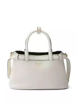Маленькая сумка с ремешком Prada, белый
