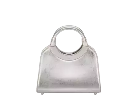 Маленькая сумка с верхней ручкой Roma Bvlgari, серебряный