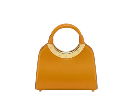 Маленькая сумка с верхней ручкой Roma Bvlgari, желтый