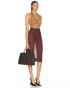 Маленькая сумка Sac De Jour Saint Laurent, цвет Dark Sweet Choco