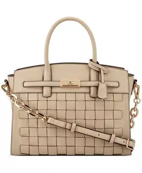 Маленькая сумка-саквояж Dax Jet Set Nine West, цвет Beige