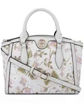Маленькая сумка-саквояж Kyelle Jet Set Nine West, цвет Floral Logo, Milk