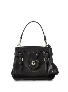 Маленькая сумка-сэтчел Ricky Ralph Lauren Collection, черный