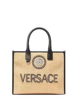 Маленькая сумка-шоппер la medusa trok с вышивкой Versace