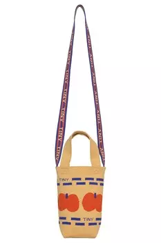 Маленькая сумка-шоппер с мандаринами Tinycottons, бежевый