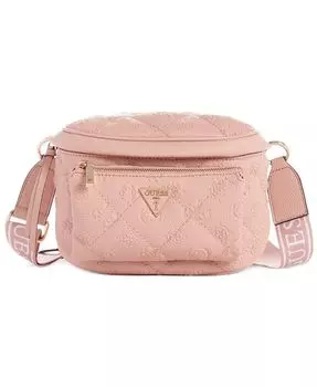 Маленькая сумка-слинг Power Play GUESS, розовый