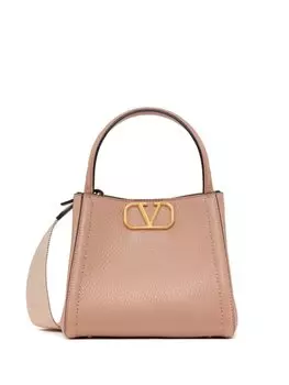 Маленькая сумка-тоут Alltime Valentino Garavani, бежевый