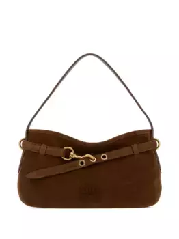 Маленькая сумка-тоут Aventure MIU MIU, коричневый