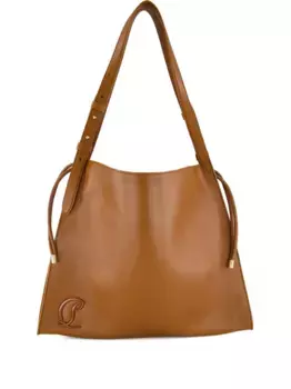 Маленькая сумка-тоут Baggy Christian Louboutin, коричневый