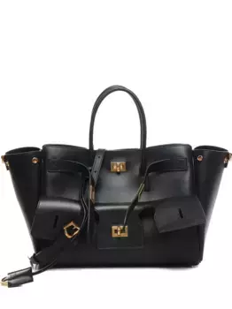 Маленькая сумка-тоут Bell Air BALENCIAGA, черный