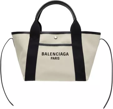 Маленькая сумка-тоут Biarritz от белого цвета Balenciaga