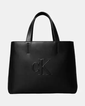 Маленькая сумка-тоут Calvin Klein, черный