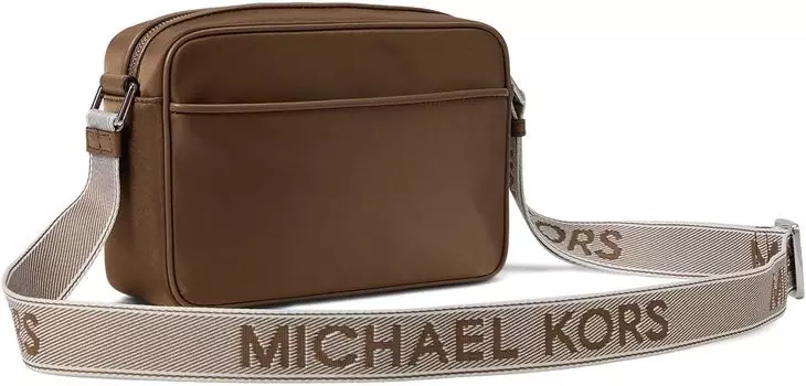 Маленькая сумка-тоут через плечо на молнии Michael Kors Taryn, Driftwood