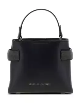 Маленькая сумка-тоут Essence Brunello Cucinelli, черный
