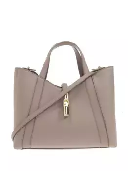 Маленькая сумка-тоут Goccia Furla, серый