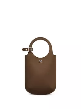 Маленькая сумка-тоут Holy Courrges, коричневый