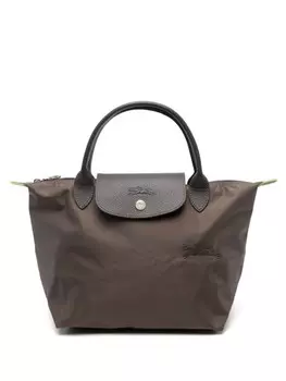 Маленькая сумка-тоут Le Pliage Green Longchamp, коричневый