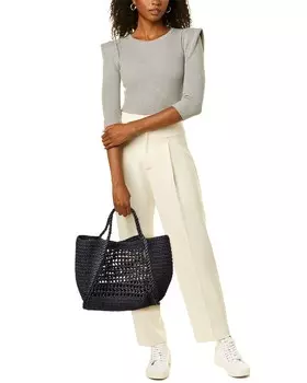 Маленькая сумка-тоут Max Mara Marine, черный