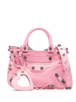 Маленькая сумка-тоут Neo Cagole BALENCIAGA, розовый