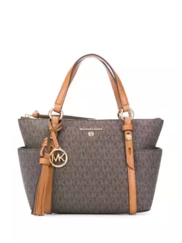Маленькая сумка-тоут Nomad с логотипом MICHAEL KORS, коричневый