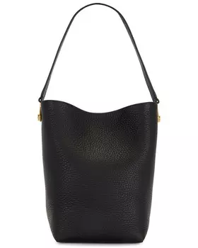 Маленькая сумка-тоут NS с крючками The Row, черный