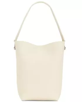 Маленькая сумка-тоут NS с крючками The Row, цвет Ivory ANS