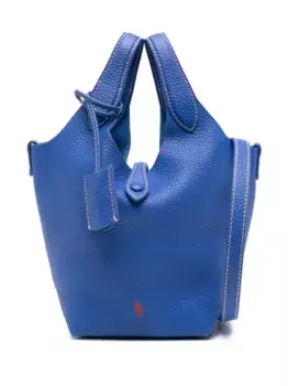 Маленькая сумка-тоут Polo Play POLO RALPH LAUREN, синий