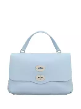 Маленькая сумка-тоут Postina с заклепками Zanellato, синий