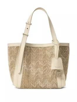 Маленькая сумка-тоут Ralph Lauren Collection, нейтральный